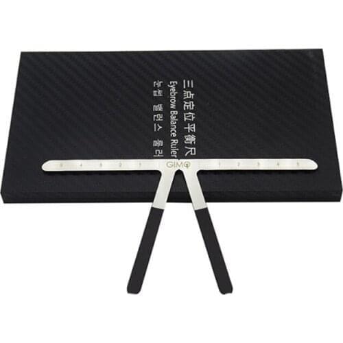 1pcs/box Permanent Makeup Tattoo Eyebrow Ruler Measure Tool Metal Eyebrow Balance microblading Permanent Makeup Beginner