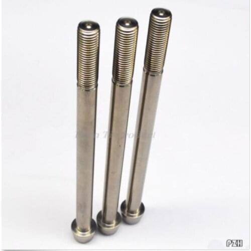 1Pcs M10 x 150 mm Titanium Alloy Conical Head Screw Bolt 1.25 Thread Pitch