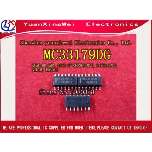 100%New) 50PCS MC33179DG MC33179DR2G MC33179 SOP14 ON Brand new original orders are welcome