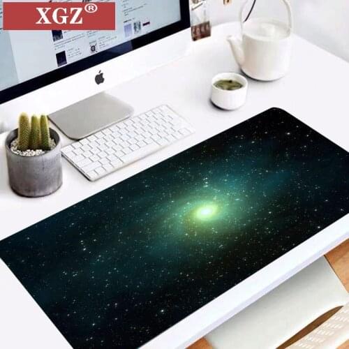 90x40 Starry Sky Computer Gaming Mouse Pad Xxl Large Rubber Mouse Pad Seaming Portable Notebook Keyboard Pad Lol Boyfriend Csgo