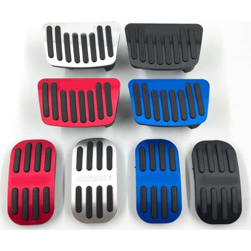 Car Throttle Brake Pedal Aluminum Alloy Rubber Anti-skid Pedal Interior Modification Accessories for Toyota Corolla 2019-2020