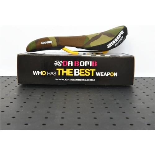 DA BOMB BOOSTER Bicycle seat Unique raised design 7mm Cr-Mo rail bicolor rail General cushion