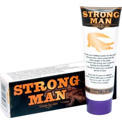 Strong Man XXL Big Dick Penis Enlargement Cream Male Penis Extender Erection Enhancer Increase Penis Massage Oil