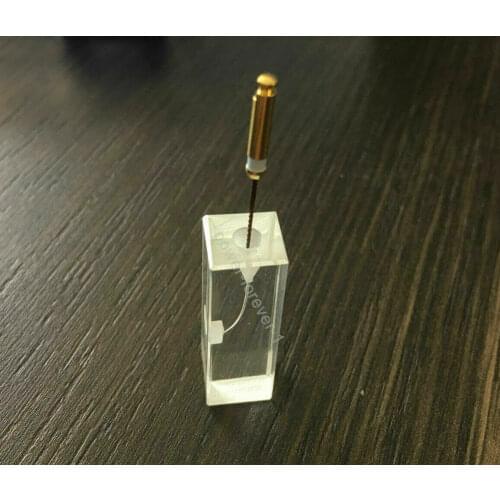 L endo Dental Study Model Endodontic Rotary Files Practice Block Endo Training Clear
