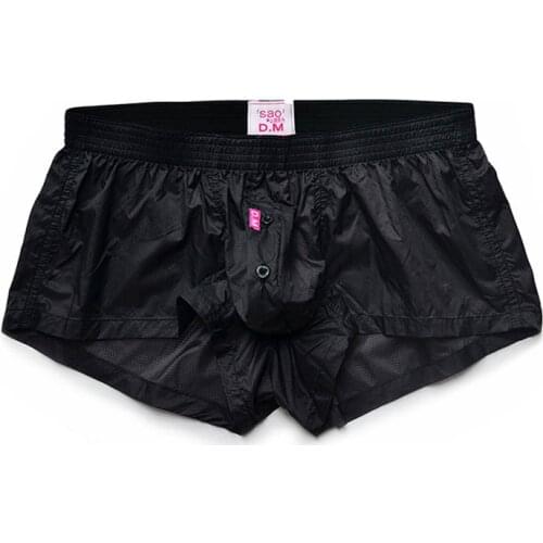 Mans underwear boxershorts underpants ropa interior hombre gay solid U pouch men underwear mens boxer summer thin cuecas