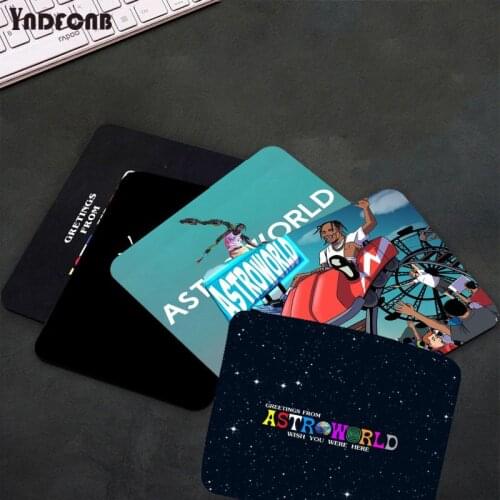 YNDFCNB New Printed Travis Scott mouse pad gamer play mats or Overwatchs Smooth Writing Pad Desktops Mate gaming mouse pad