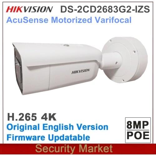 Original Hikvision DS-2CD2685G0-IZS replace DS-2CD2685FWD-IZS 8MP POE CCTV Camera H.265 IR VF 2.8-12mm Bullet IP Surveillance