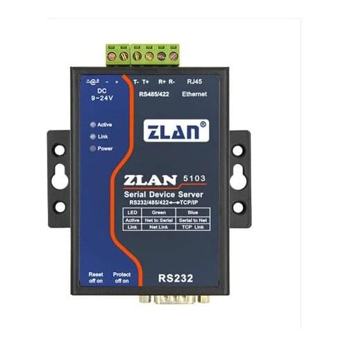 Serial Server RS232/485/422 to Ethernet Serial to RJ45 Device Networking automation control