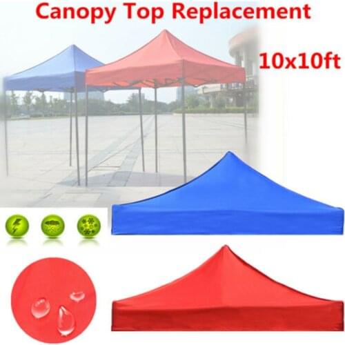 Replacement Four-Corner Tent Cloth 3X3M/2X2M Canopy Top Cover Foldable Rainproof Patio Pavilion Replace Gazebo Canopy Top Cover