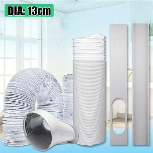 Exhaust Hose Tube Air Conditioner Connector Portable Duct Interface Window Kit