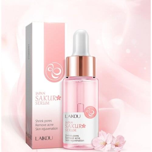 Face Serum Hydrating Sakura Anti-Aging Hyaluronic Acid Pure Gold Whitening Vitamin C The Beauty Skin Care Face Care TSLM1