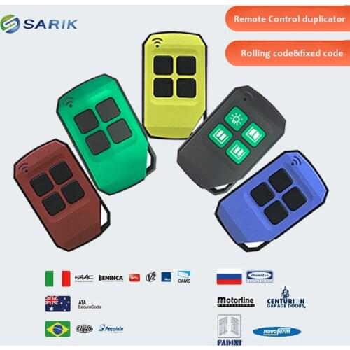 Universal garage door remote control 433MHZ opener Cloning 4 key Auto Car Rolling Code gate Beninca came doorhan novoferm