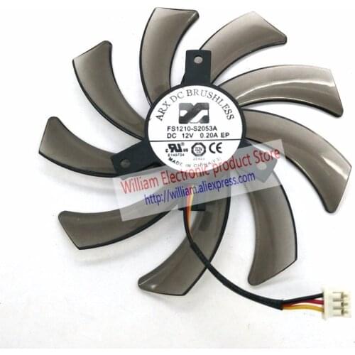 Original for GIGABYTE GTX 750 ti graphics card fan FS1210-S2053A 12V 0.20A pitch 40mm diameter 95mm