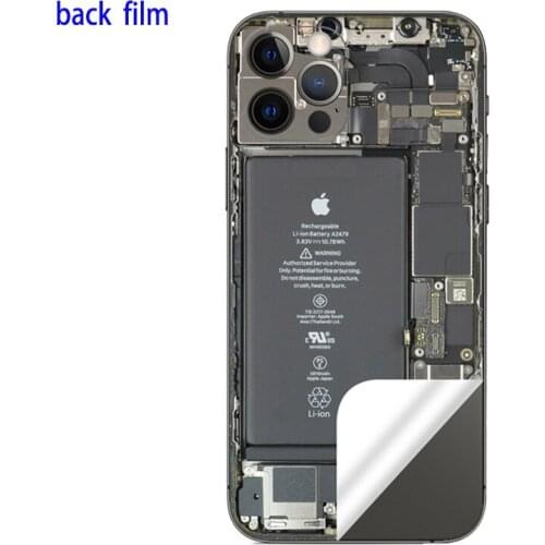 Back Film Suitable For iphoneXS12ProMax Mobile Phone Film Back Sticker Ultra-thin Protective Film Pvc Film Phone Film The Back