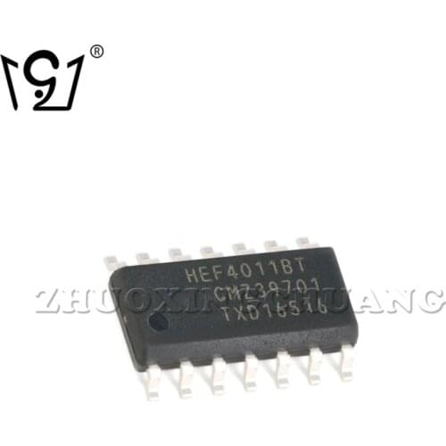 20PCS HEF4011BT,653 SOIC-14 Four-way 2-input NAND gate chip