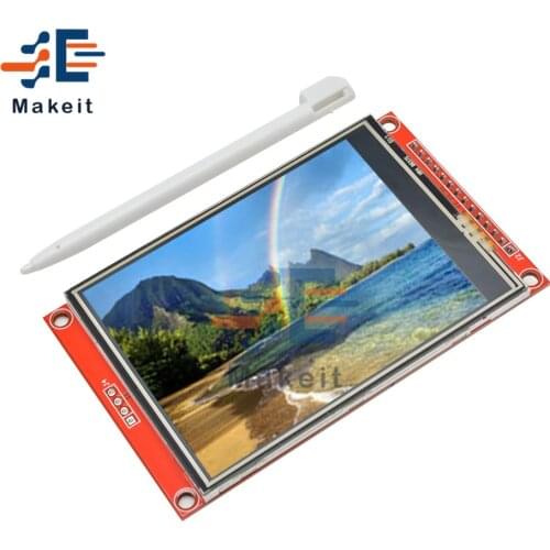 3.2 Inch LCD Module 320*240 Driver IC ILI9341 SPI Serial Interface TFT LCD Display Screen Board with Touch/without Touch Panel