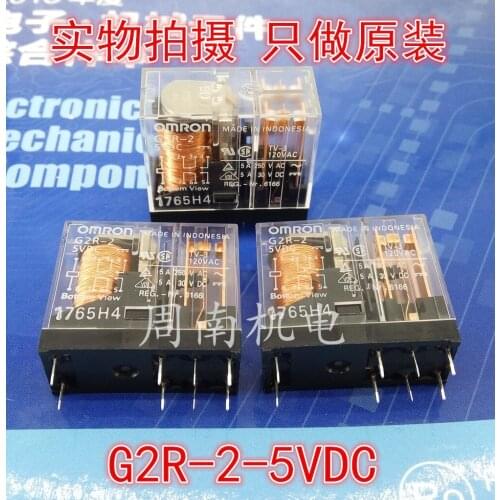 5Pcs/Lot Relay G2R-2-5V G2R-2-Dc5V G2R-2-5Vdc New And Original