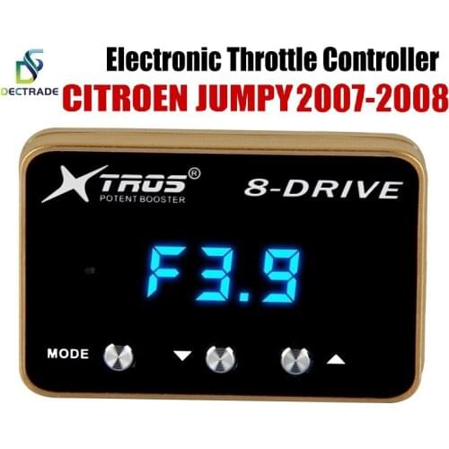DECTRADE Car Electronic Throttle Controller Racing Accelerator Potent Booster For Citroen Jumpy 2007-2008 Tuning Parts 8 Drive