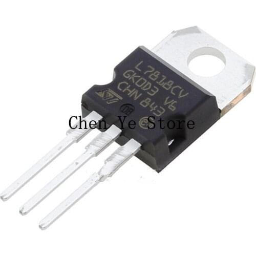 Free Shipping 50PCS 100% NEW Original L7818 Transistor Voltage Regulator L7818CV TO-220