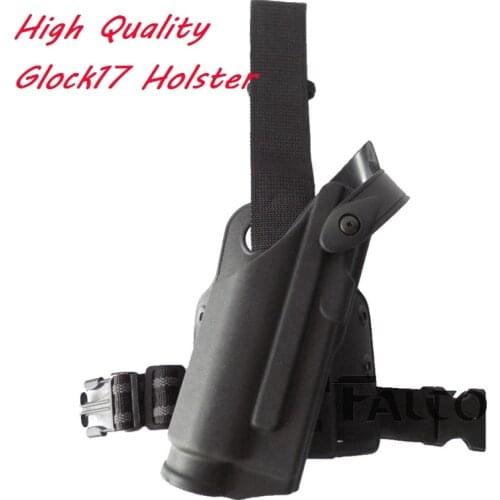 Right Hand Tactical Gun Carry Case Glock 17 19 22 23 31 32 Leg Holster Military Airsoft Gun Pouch Hunting Gear Thigh Holster