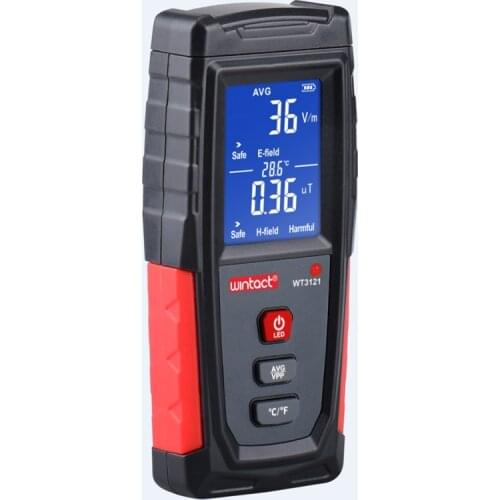 Electromagnetic Field Radiation Detector Tester Rechargeable Portable LCD Counter Emission Dosimeter Phone Computer EMF Meter