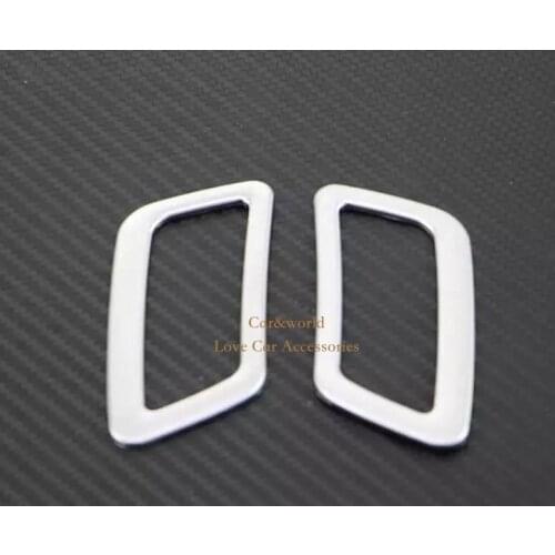 For 2015 to 2017 Nissan Qashqai J11 Air conditioning outlet Cover Trim Front Decoration ABS Chrome Car-styling accessories