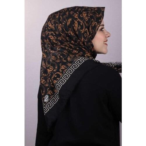 ERBİL PATTERNED LINEN FLAMLI SCARF-DESEN-06-RENK-04