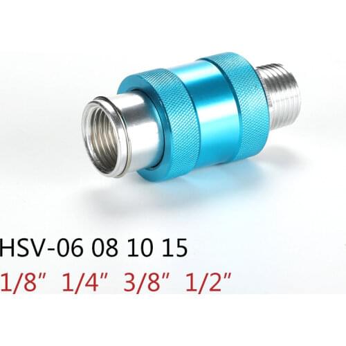 HSV-08 1/4" Sliding Switch Hand Push Valve Pneumatic Flow Control Manual Slide Valve For Gas Pipe Machinery Air Compressor