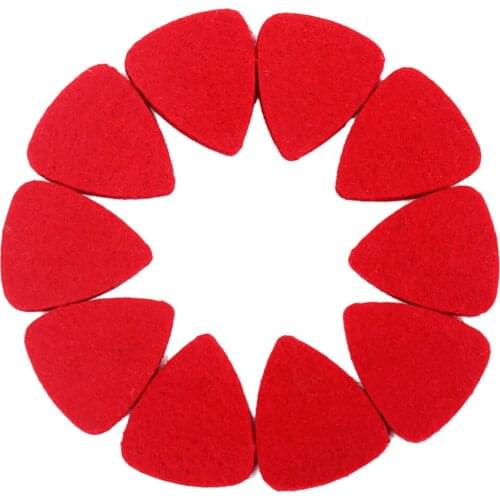 Instrument 4 Strings Guitar Felt Picks Plectrums Wool Felt 3mm for Ukulele Parts