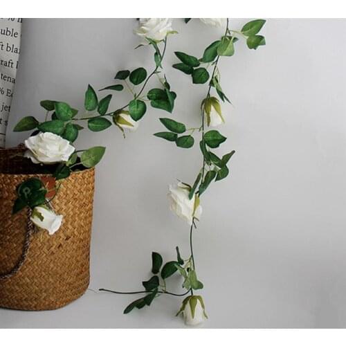 2m (6.56ft) Artificial Vine Decorative Fashion Faux Maple Garland Artificial Garland For Home Garden Party Wedding Wall Decor