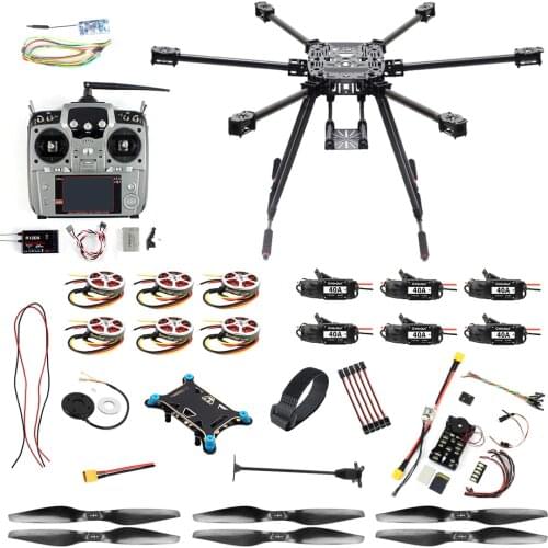 ZD850 DIY Drone Kit w/ Landing Gear PIX Flight Controller 620KV Motor 40A Brushless ESC Propellers XT60 for RC 6-axle Hexacopter