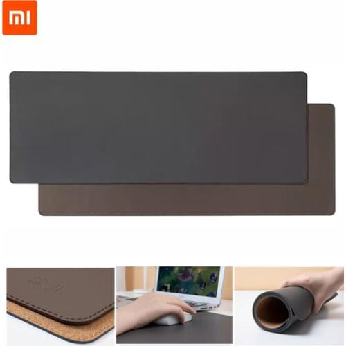 New Xianger Natural Cork Leather Double Sided Mouse Pad Leather Cork Double-sided Use Two Colors Waterproof Gaming Mousepad