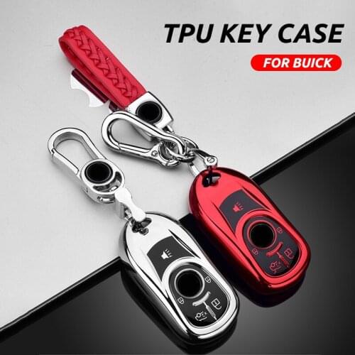 Soft TPU Car Remote Key Case Cover Holder For OPEL Astra Buick Envision Vervno GS 20T 28T Encore NEW LACROSSE Auto Smart Key Fob