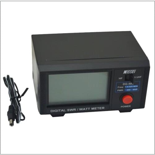 2017 New Arrival Original Nissei DG-503 Digital LCD 3.5" SWR & Watt Meter 1.6-60MHz/125-525MHz for Two-way Radios,walkie talkie