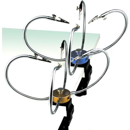 Bench Vise Table Clamp Soldering Helping Hand Soldering Station 4pc Flexible Arms Third Hand Tool Computerm Motherboard Repair