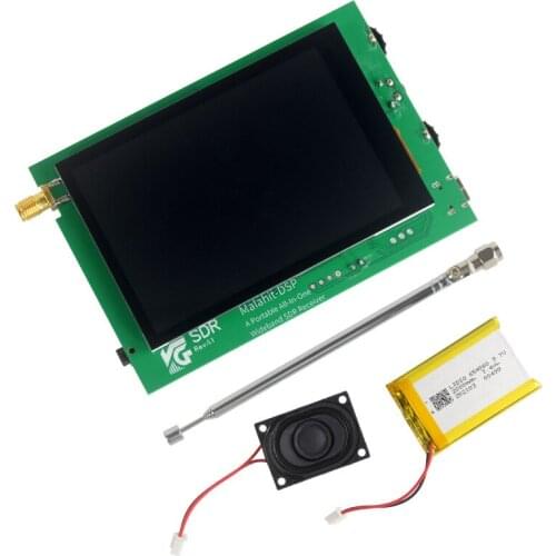 3.5 Inch SDR Receiver with Antenna 50KHz-200MHz Malachite SDR Receiver Shortwave Radio DSP Noise Rreduction Radio Receiver TypeC