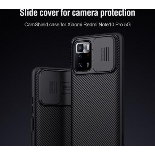 Redmi Note 10 Pro 5G Case Cover NILLKIN CamShield Slide Cover Camera Protection Phone Case for Xiaomi Redmi Note 10 Pro 5G
