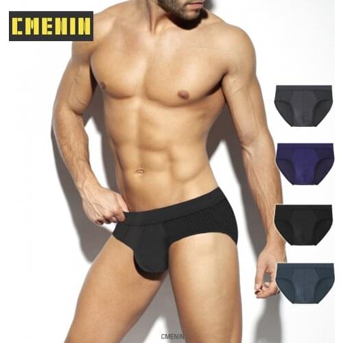 2021 Sissy Sexy Underwear Men Jockstrap Low waist Gay Mans underwear Bikini Men Briefs Mens lingerie Cuecas CM003