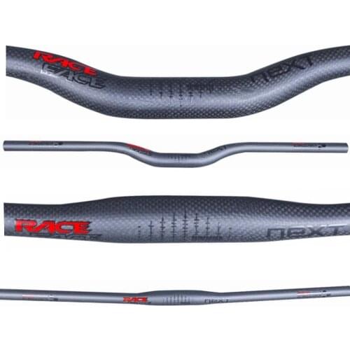 Race Face Next carbon handlebar Matte Black+glossy sticker 3K Mountain Bikes 31.8mm Bicycle Horizontal One-shaped Handlebar