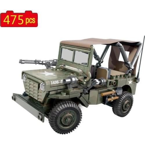 Military Series World War II Infantry Fighting Vehicle Armored Vehicle SWAT Soldier Building Blocks Toys Gifts
