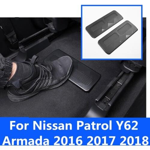 Air outlet Protective cover Back row Seat air conditioning Air outlet dust-proof For Nissan Patrol Y62 Armada 2016 2017 2018