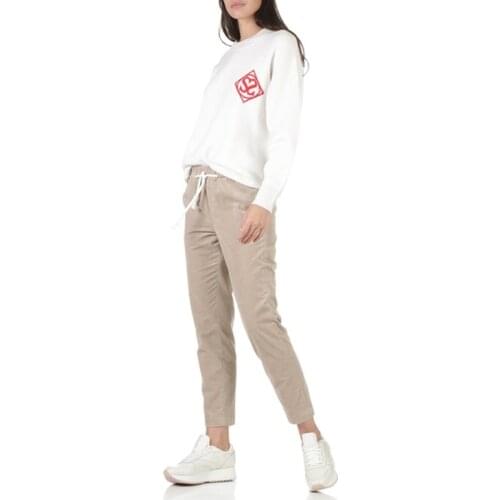 Patads French womens s s autumn winter round neck jacquard pattern knitted sweater s2928h