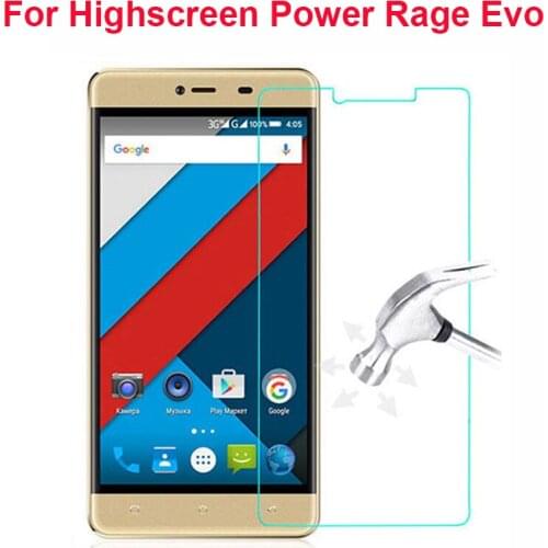 2.5D Tempered Glass For Highscreen power rage Evo Protective Front Film Protector for Highscreen power rage Evo Glass Protector