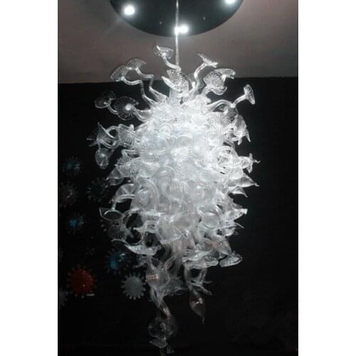 Free Shipping 110/220v AC Led Delicate Shop Decorative Clear Flower Rustic Chandeliers
