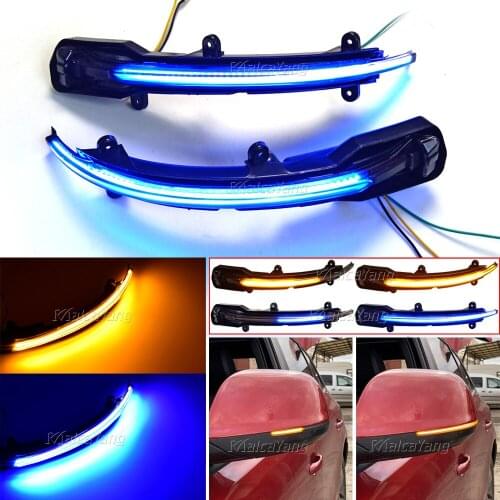 For Audi Q5 SQ5 8R 2010-2017 Q7 Facelift 2010-2015 LED Dynamic Turn Signal Light Flasher Flowing Water Blinker Flashing Light