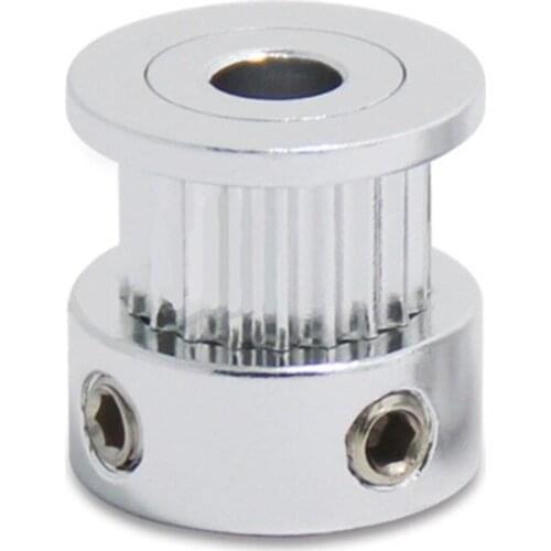 GT2 Aluminum Timing Pulley 16 Tooth 2GT 20 Teeth, Bore 5mm 8mm, Synchronous Gear Part, Width 6mm 10mm, 3D Printer Parts