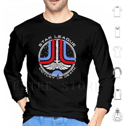 The Last Starfighter Inspired Star League Logo Hoodies Last Starfighter Star League Or Death Mobile Infantry Flag