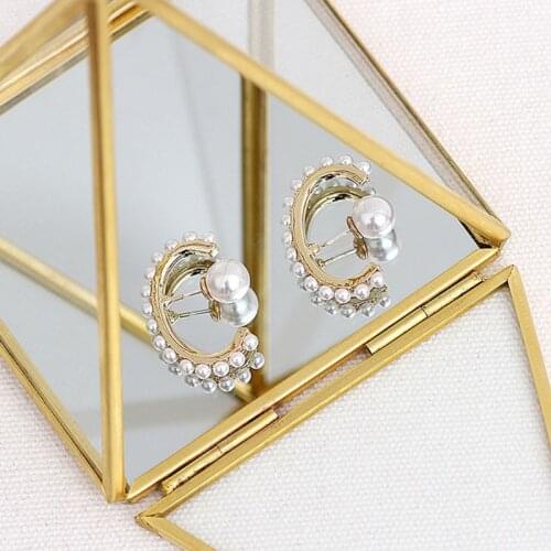 Pyramid Storage Box Glass Terrarium Design Jewelry Holder Clear Faceted Succulent Air Plant Planter Box Pot/Keepsake Display (No