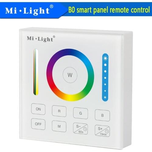 Milight B0 RGB+CCT Smart Panel Remote Controller 2.4G Wireless Transmitting Control Distance 30m with Timming Adjust Brightness
