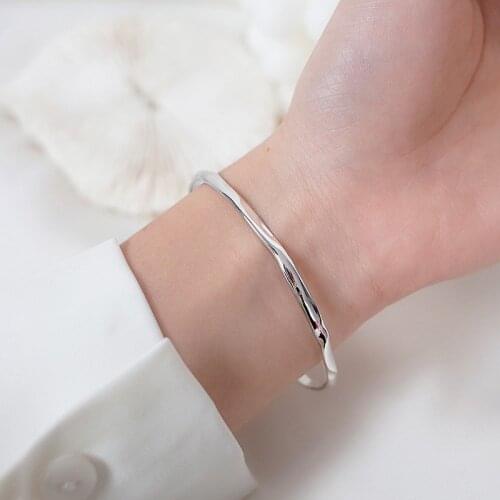 Fashion 925 Sterling Silver Charm Bracelet &Bangle Handmade Party Jewelry For Women Girls sl227